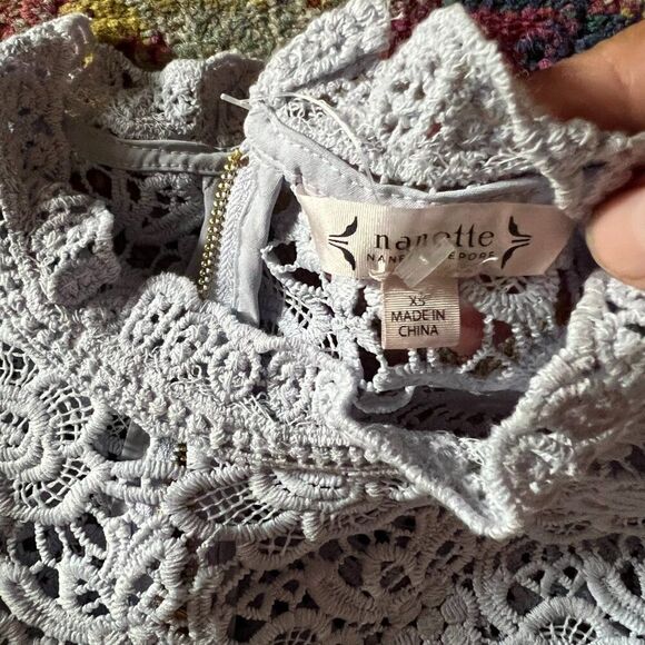 Nanette Lepore xs purple top - Picture 7 of 8